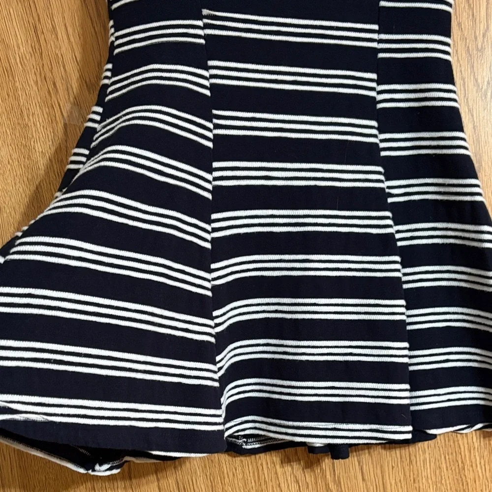Infinity Raine Navy and white Striped Dress size small. - Picture 5 of 8